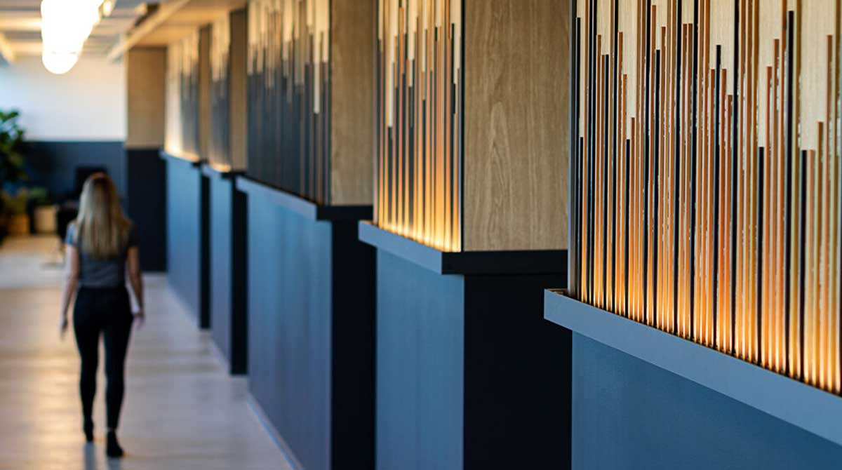 Bridgewater Studio Wall Art Installation Metal Fabrication Chicago